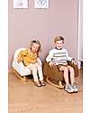 Childhome Sedia a Dondolo Marrone in Tessuto Teddy - per Bambini Sedie a Dondolo