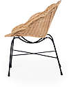 Childhome Sedia a Forma di Fiore - Rattan - Design Vintage Sedie