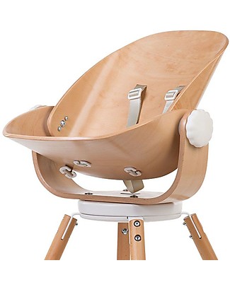 Childhome Seduta Evolu Newborn, Naturale/Bianco - Per Seggioloni Evolu ed Evolu ONE.80° Accessori per Seggioloni