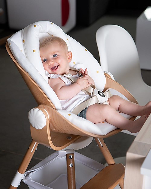 Childhome Seduta Evolu Newborn, Naturale/Bianco - Per Seggioloni Evolu ed Evolu ONE.80° Accessori per Seggioloni