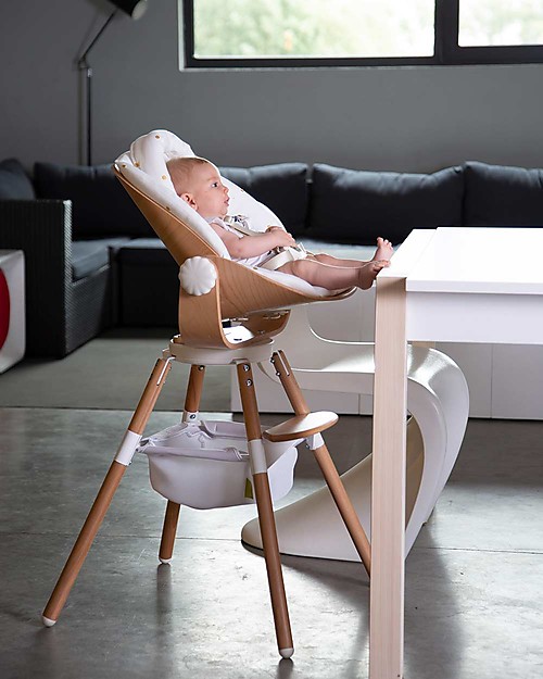 Childhome Seduta Evolu Newborn, Naturale/Bianco - Per Seggioloni Evolu ed Evolu ONE.80° Accessori per Seggioloni