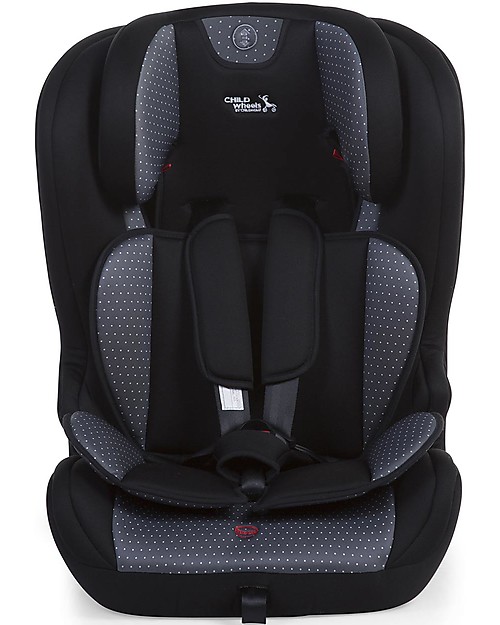 Childhome Seggiolino Auto Isofix Gruppo 1/2/3 - Antracite - Dai 9 Mesi ai 12 Anni! Seggiolini Auto Gruppo 1/2/3