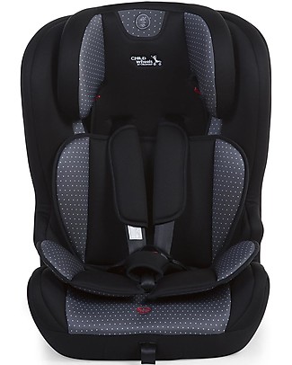 Childhome Seggiolino Auto Isofix Gruppo 1/2/3 - Antracite - Dai 9 Mesi ai 12 Anni! Seggiolini Auto Gruppo 1/2/3