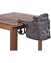 Childhome Seggiolino da Tavolo Portatile Superstar, Grigio Antracite Seggioloni Pappa