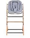 Childhome Seggiolone Evolutivo Evosit + Seduta Newborn - Natural  Seggioloni Pappa