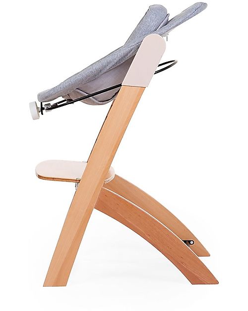 Childhome Seggiolone Evolutivo Evosit + Seduta Newborn - Natural  Seggioloni Pappa