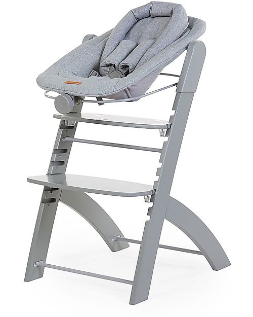 Childhome Seggiolone Evolutivo Evosit + Seduta Newborn - Stone Grey Seggioloni Pappa