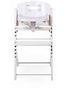 Childhome Seggiolone Evolutivo Evosit + Vassoio per Pappa Bianco - 53x45x86 cm - da 6 Mesi Seggioloni Pappa