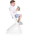 Childhome Seggiolone Evolutivo Evosit + Vassoio per Pappa Bianco - 53x45x86 cm - da 6 Mesi Seggioloni Pappa