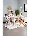 Childhome Seggiolone Evolutivo Evosit + Vassoio per Pappa Bianco - 53x45x86 cm - da 6 Mesi Seggioloni Pappa