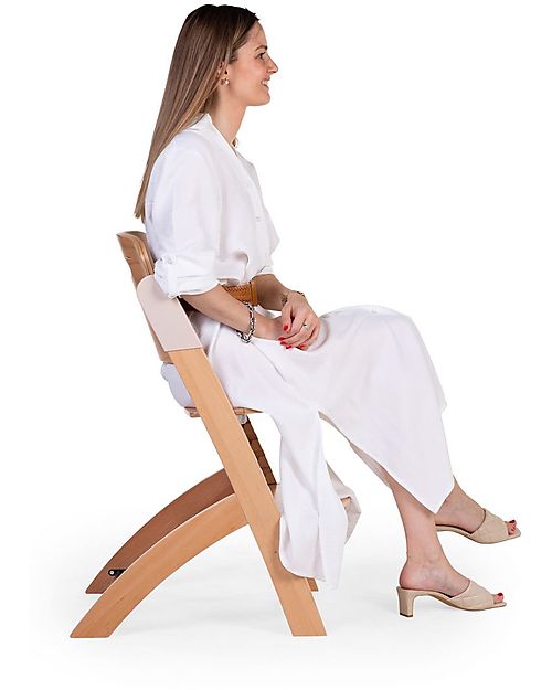 Childhome Seggiolone Evolutivo Evosit + Vassoio per Pappa Natural - 53x45x86 cm - da 6 Mesi Seggioloni Pappa