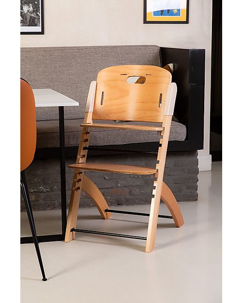 Childhome Seggiolone Evolutivo Evosit + Vassoio per Pappa Natural - 53x45x86 cm - da 6 Mesi Seggioloni Pappa