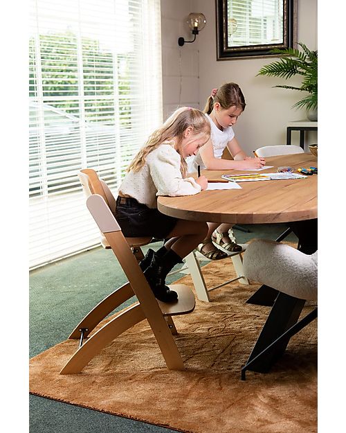 Childhome Seggiolone Evolutivo Evosit + Vassoio per Pappa Natural - 53x45x86 cm - da 6 Mesi Seggioloni Pappa
