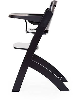 Childhome Seggiolone Evolutivo Evosit + Vassoio per Pappa - Nero - 53x45x86 cm - da 6 Mesi Seggioloni Pappa