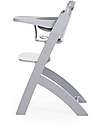 Childhome Seggiolone Evolutivo Evosit + Vassoio per Pappa - Stone Grey - 53x45x86 cm - da 6 Mesi Seggioloni Pappa