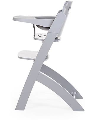 Childhome Seggiolone Evolutivo Evosit + Vassoio per Pappa - Stone Grey - 53x45x86 cm - da 6 Mesi Seggioloni Pappa