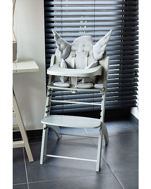 Childhome Seggiolone Evolutivo Evosit + Vassoio per Pappa - Stone Grey - 53x45x86 cm - da 6 Mesi Seggioloni Pappa