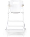 Childhome Seggiolone Evolutivo Kitgrow 4in1, Bianco - 77x50x100 cm - Perfetto per l'isola da cucina! Seggioloni Pappa