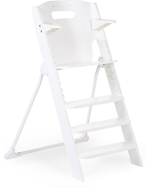 Childhome Seggiolone Evolutivo Kitgrow 4in1, Bianco - 77x50x100 cm - Perfetto per l'isola da cucina! Seggioloni Pappa