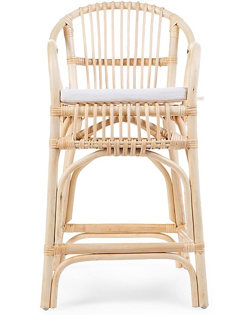 Childhome Seggiolone in Rattan Montana con Cuscino - Natural - Dai 3 anni Sgabelli