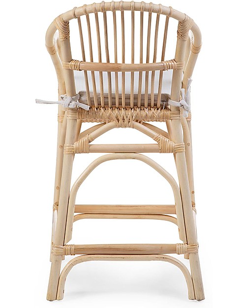 Childhome Seggiolone in Rattan Montana con Cuscino - Natural - Dai 3 anni Sgabelli