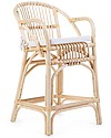 Childhome Seggiolone in Rattan Montana con Cuscino - Natural - Dai 3 anni Sgabelli