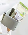 Childhome Set 3 Cestini Portaoggetti da Appendere - Grigio Chiaro - Ideale per la nursery Portaoggetti da Muro