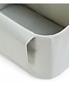 Childhome Set 3 Cestini Portaoggetti da Appendere - Grigio Chiaro - Ideale per la nursery Portaoggetti da Muro