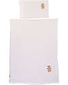 Childhome Set Copripiumino e Federa - Teddy Beige - 140x100 cm - Cotone Set Copripiumino