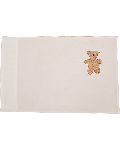 Childhome Set Copripiumino e Federa - Teddy Beige - 140x100 cm - Cotone Set Copripiumino