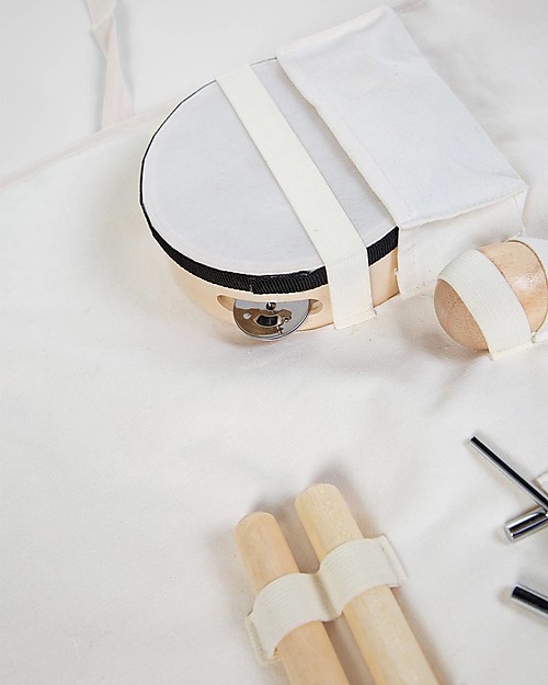 Childhome Set da 8 Strumenti Musicali + Contenitore - 80x60x5 cm Strumenti Musicali