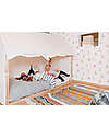 Childhome Struttura Letto Casetta Natural, Legno di Faggio Massello - 200x90 cm Letti Montessoriani