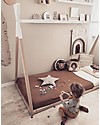 Childhome Struttura Letto Tipi, Legno di Faggio Massello - 140x70 cm Letti Montessoriani