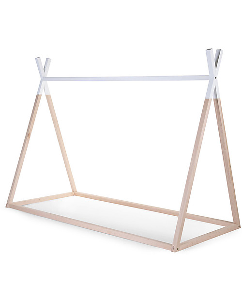 Childhome Struttura Letto Tipi, Legno di Faggio Massello - 200x90 cm Letti Montessoriani