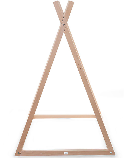 Childhome Struttura Letto Tipi -Legno di Faggio Massello - 200x90 cm Letti Montessoriani