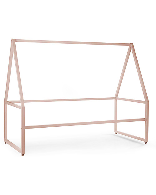 Childhome Struttura Tipi con Ruote per Letto Singolo Nordic Acacia - Si adatta a qualunque letto 90 x 200 cm! Letti Singoli
