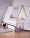 Childhome Struttura Tipi con Ruote per Letto Singolo Nordic Acacia - Si adatta a qualunque letto 90 x 200 cm! Letti Singoli