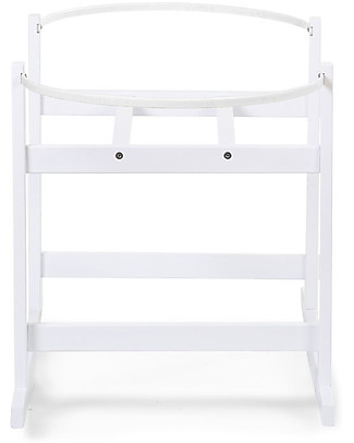 Childhome Supporto a Dondolo per Cesta Portabèbè Moses, Bianco - 65 x 80 cm Culle e Ceste