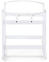 Childhome Supporto a Dondolo per Cesta Portabèbè Moses, Bianco - 85 x 46 x 54 cm Culle e Ceste