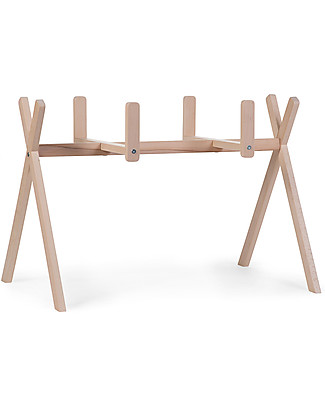 Childhome Supporto per Cesta Portabèbè Moses + Palestrina di Attività - Legno Culle e Ceste