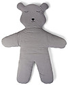 Childhome Tappeto gioco Orso, Grigio - 100% Cotone Tappeti Gioco Imbottiti