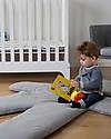 Childhome Tappeto gioco Orso, Grigio - 100% Cotone Tappeti Gioco Imbottiti