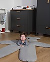 Childhome Tappeto gioco Orso, Grigio - 100% Cotone Tappeti Gioco Imbottiti