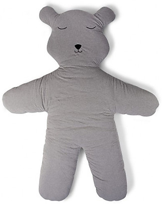 Childhome Tappeto gioco Orso, Grigio - 100% Cotone Tappeti Gioco