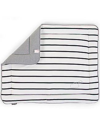 Childhome Tappeto Gioco – 75x95 Cm – A Righe – Cotone Coperte