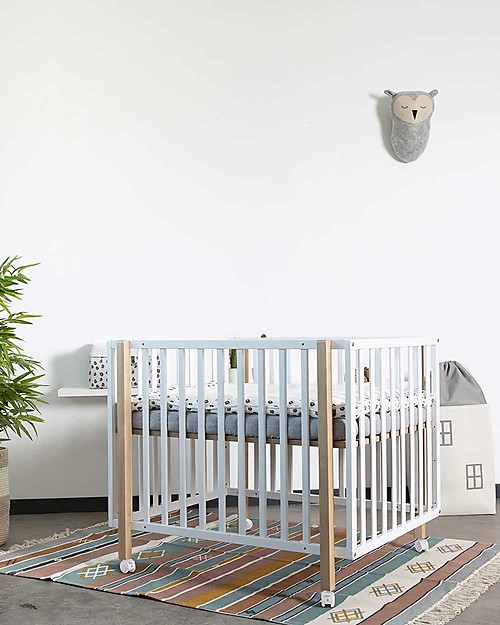 Childhome Tappeto Gioco – 75x95 Cm – A Righe – Cotone Tappeti Gioco Imbottiti