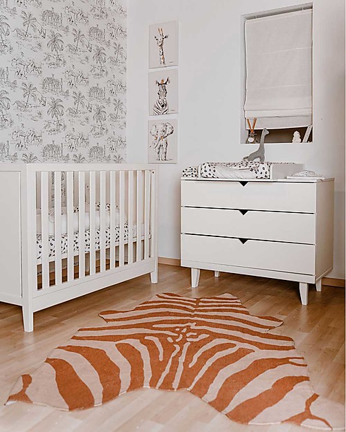 Childhome Tappeto Nude Zebrato - 145x160 cm Tappeti Arredo