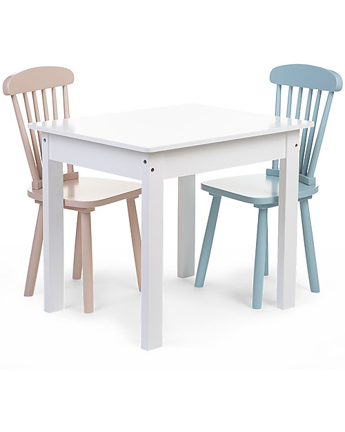 Childhome Tavolino Quadrato in Legno - 60x48x51 cm Tavoli