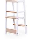 Childhome Torre di Apprendimento - Bianco Naturale - 90x40x41 cm Torri Montessoriane_