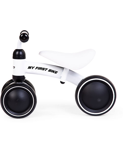 Childhome Triciclo Senza Pedali My First Bike - Bianco - Telaio in Metallo Tricicli